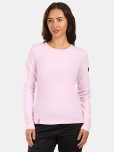 Kilpi Koszulka "Promox" w kolorze jasnoróżowym rozmiar: 44. Różowe bluzki Kilpi, bez wzorów, z bawełny, bez kołnierzyka, bez ramiączek. Za 73,99 zł.