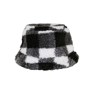Kapelusz Urban Classics sherpa check. Białe kapelusze Urban Classics, bez wzorów. Za 191,00 zł.