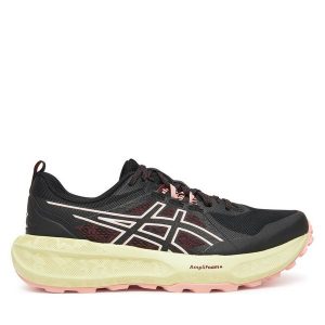 Buty do biegania Asics. Czarne buty sportowe ASICS, bez wzorów, bez zapięcia, do biegania. Za 339,99 zł.