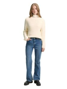 TOM TAILOR Denim Sweter w kolorze kremowym rozmiar: XL. Brązowe swetry oversize TOM TAILOR DENIM, xl, bez wzorów, z denimu, bez ramiączek. Za 100,28 zł.