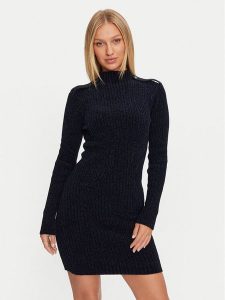 Guess Sukienka koktajlowa Keily W4BK27 Z3JE0 Granatowy Regular Fit. Niebieskie kombinezony Guess, l, z aplikacjami, z syntetyku, wizytowe, bez kołnierzyka, bez ramiączek. Za 399,99 zł.