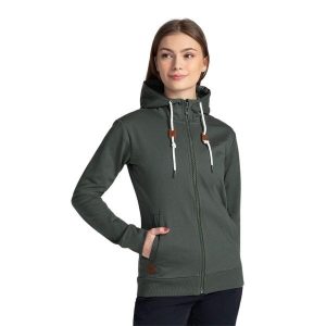 Bluza damska Kilpi Bery. Zielone bluzy Kilpi, l, bez wzorów, bez kaptura. Za 189,67 zł.