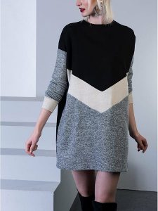 Milan Kiss Sukienka w kolorze czarno-szarym rozmiar: M. Czarne sukienki Milan Kiss, na co dzień, m, bez wzorów, z wiskozy, bez kołnierzyka, bez ramiączek, mini, proste. Za 152,99 zł.