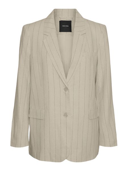 Vero Moda Marynarka Mindy 10304657 Beżowy Oversize. Brązowe marynarki i żakiety Vero Moda, bez wzorów, z wiskozy. Za 129,99 zł.