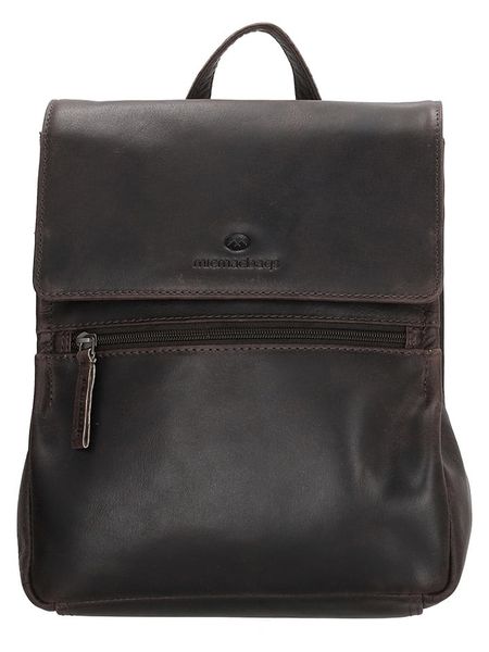 Micmacbags Skórzany plecak "Next Navajo" w kolorze czarnym - 23 x 26 x 9 cm rozmiar: onesize. Czarne plecaki Micmacbags. Za 239,40 zł.