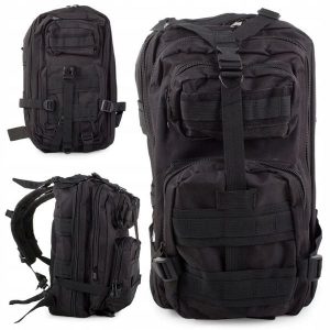 Plecak survivalowy 30 litrów. Czarne plecaki PROX. Za 169,00 zł.