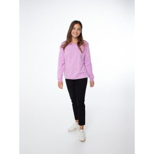 Bluza damska Protest PRTXUNO sweatshirt. Czerwone bluzy Protest, bez wzorów, bez kaptura. W wyprzedaży za 167,89 zł.