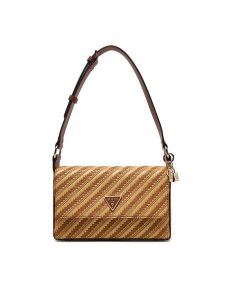 Guess Torebka HWWG92 10190 Beżowy. Brązowe torebki klasyczne Guess, z aplikacjami, ze skóry, bez dodatków. Za 329,99 zł.