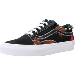 Buty VANS UA OLD SKOOL ZIP Nadruk zwierzęcy. Trampki Vans, bez wzorów, ze skóry, bez zapięcia. Za 213,99 zł.