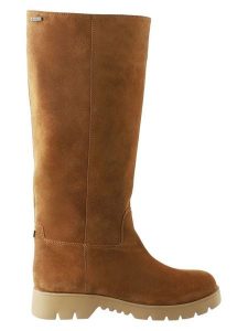 Högl Skórzane kozaki "Cassidy" w kolorze jasnobrązowym rozmiar: 36. Brązowe kozaki HÖGL, na zimę, bez wzorów, bez obcasa, bez zapięcia. Za 375,08 zł.