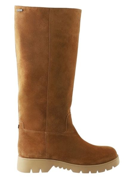 Högl Skórzane kozaki "Cassidy" w kolorze jasnobrązowym rozmiar: 36. Brązowe kozaki HÖGL, na zimę, bez wzorów, bez obcasa, bez zapięcia. Za 567,00 zł.