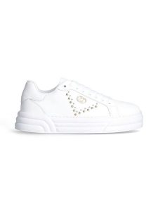Liu Jo Skórzane sneakersy w kolorze białym rozmiar: 37. Białe trampki Liu Jo, bez wzorów, bez zapięcia. Za 311,85 zł.