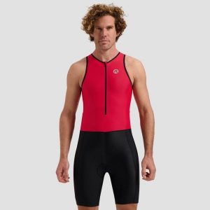 Kombinezon na triatlon Rogelli FLORIDA. Czarne kombinezony Rogelli, m, bez wzorów, sportowe, bez kołnierzyka, bez ramiączek. Za 210,00 zł.