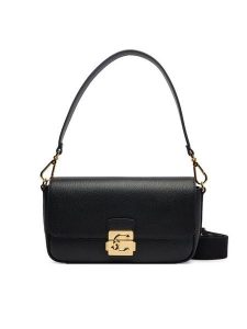 Coccinelle Saszetka 329191 Czarny. Czarne nerki i saszetki Coccinelle, bez wzorów, ze skóry. Za 1 289,00 zł.