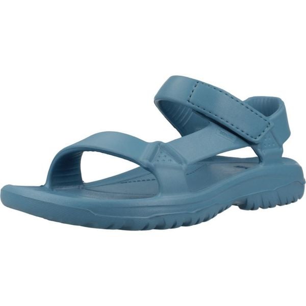 Sandały TEVA K HURRICANE DRIFT Niebieski. Niebieskie sandały Teva, bez wzorów, z gumy, bez obcasa, bez zapięcia. Za 136,99 zł.