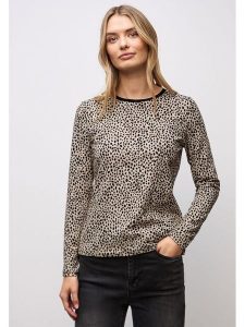 Street One Koszulka w kolorze beżowym rozmiar: 38. Brązowe bluzki Street One, bez wzorów, street, bez kołnierzyka, bez ramiączek. Za 91,77 zł.