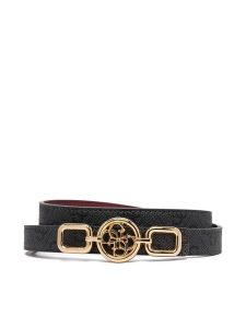 Guess Pasek Damski BW9336 P6120 Czarny. Czarne paski Guess, z aplikacjami, ze skóry. Za 199,99 zł.