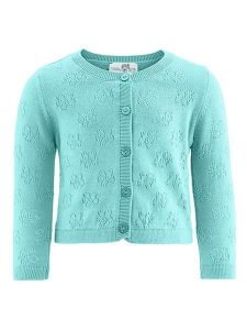 Happy girls by Eisend Kardigan w kolorze turkusowym rozmiar: 104. Niebieskie kardigany happy girls by Eisend, z bawełny. Za 89,95 zł.