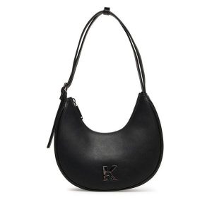 Torebka Karl Lagerfeld Jeans. Czarne torebki klasyczne Karl Lagerfeld Jeans, bez wzorów, z jeansu, bez dodatków. Za 609,99 zł.