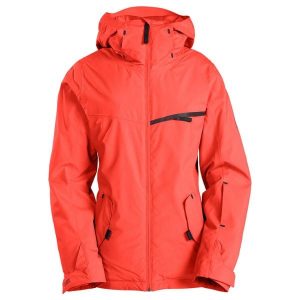 Kurtka narciarska damska Billabong A/DIV Eclipse. Czerwone kurtki Billabong, na zimę, s, bez wzorów, z poliesteru, bez kaptura, narciarskie. Za 563,00 zł.