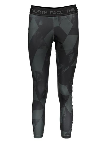 The North Face Legginsy sportowe "Flex" w kolorze szaro-czarnym rozmiar: XS. Czarne legginsy The North Face, xs, bez wzorów, outdoorowe. Za 126,75 zł.