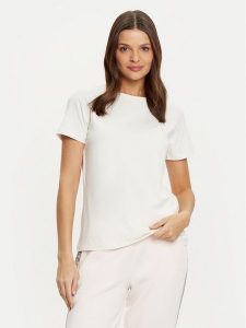 Guess T-Shirt V4YI09 J1314 Écru Oversize. T-shirty Guess, xs, z aplikacjami, z bawełny, bez kołnierzyka, bez ramiączek. Za 119,99 zł.