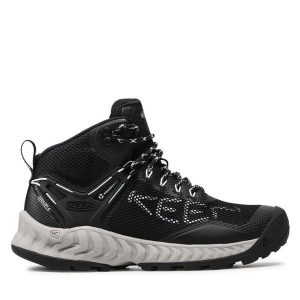 Trekkingi Keen. Czarne buty sportowe Keen, bez wzorów, bez zapięcia, trekkingowe. Za 489,99 zł.