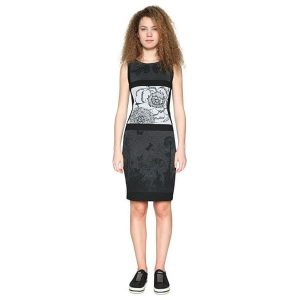 Desigual Kobiety Ubierają Kamizelka Dsgl-Original 18swvkbd 2000 (Rozmiar S). Sukienki marki Desigual. W wyprzedaży za 155,00 zł.