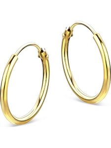 Revoni Złote kolczyki-kreole rozmiar: onesize. Żółte kolczyki Revoni, złote. Za 318,47 zł.