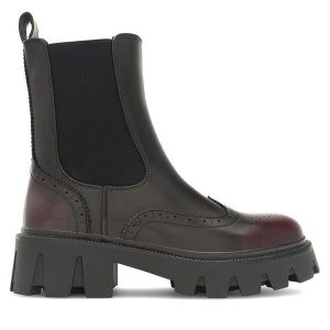 Botki Jenny Fairy. Czarne botki Jenny Fairy, bez wzorów, bez obcasa, na słupku, bez zapięcia. Za 135,99 zł.