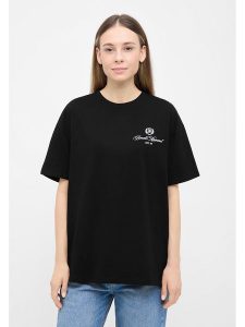 Bench Koszulka "Taja" w kolorze czarnym rozmiar: 38. Czarne bluzki Bench, bez wzorów, z bawełny, bez kołnierzyka, bez ramiączek. Za 87,81 zł.