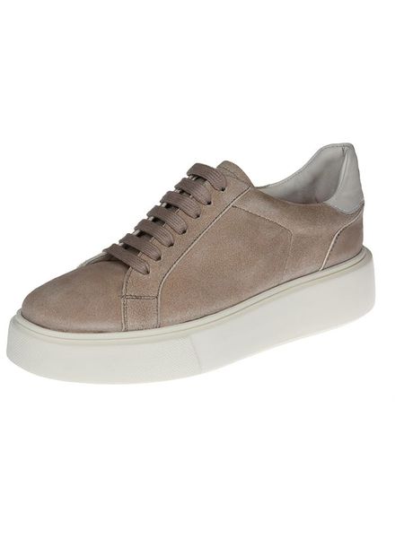 Cinque Skórzane sneakersy "Laura" w kolorze beżowym rozmiar: 39. Brązowe trampki Cinque, bez wzorów, bez zapięcia. Za 316,24 zł.