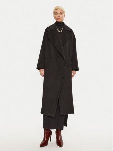 Imperial Płaszcz zimowy KG26IIK Czarny Oversize. Czarne płaszcze Imperial, na zimę, l, bez wzorów, z syntetyku, bez kaptura. Za 949,99 zł.