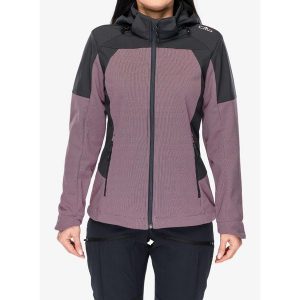 Kurtka softshell damska CMP Larisa. Czerwone kurtki CMP, bez wzorów, z softshellu, bez kaptura. Za 314,99 zł.