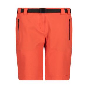 Szorty damskie CMP. Czerwone szorty CMP, bez wzorów, sportowe. Za 203,50 zł.