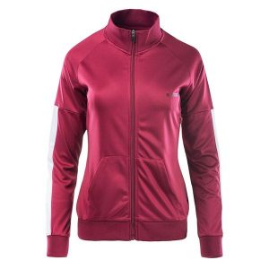 Bluza damska Hi-Tec Lady Delian - czerwona, Rozmiar S. Czerwone bluzy Hi-tec, s, bez wzorów, bez kaptura. W wyprzedaży za 124,99 zł.