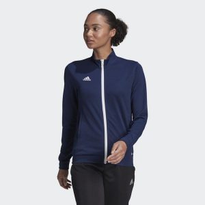Entrada 22 Track Jacket. Niebieskie kurtki ADIDAS, xs, bez wzorów, z materiału, bez kaptura. Za 103,00 zł.