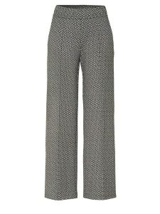 Rosner Spodnie "Rosner" w kolorze czarno-kremowym rozmiar: 44/L30. Brązowe spodnie z wysokim stanem Rosner, bez wzorów, z materiału, z podwyższonym stanem. Za 218,05 zł.