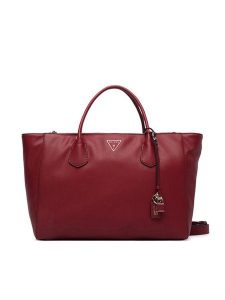 Guess Torebka Marissa HWBG23 33240 Czerwony. Czerwone shopper bag Guess, z aplikacjami, ze skóry, bez dodatków. Za 674,99 zł.