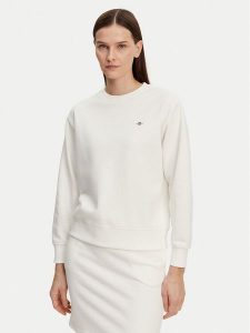 Gant Bluza Shield 4201414 Écru Relaxed Fit. Bluzy GANT, l, bez wzorów, z bawełny, bez kaptura. Za 259,99 zł.