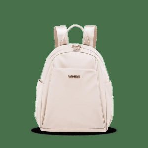 Mały Plecak Miejski Wings Rosella Beige. Brązowe plecaki WINGS. Za 159,90 zł.