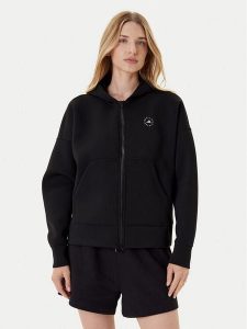 Adidas by Stella McCartney Bluza JV7036 Czarny Loose Fit. Czarne bluzy adidas by Stella McCartney, m, bez wzorów, z syntetyku, bez kaptura. Za 389,99 zł.