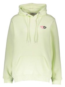 Zwillingsherz Bluza "Lima" w kolorze jasnozielonym rozmiar: S/M. Zielone bluzy Zwillingsherz, m, bez wzorów, z bawełny, z kapturem. Za 188,85 zł.