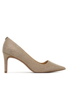 MICHAEL Michael Kors Szpilki Alina Flex Pump 40S6HNMP1D Złoty. Żółte szpilki MICHAEL Michael Kors, bez wzorów, z materiału, bez obcasa. Za 629,99 zł.