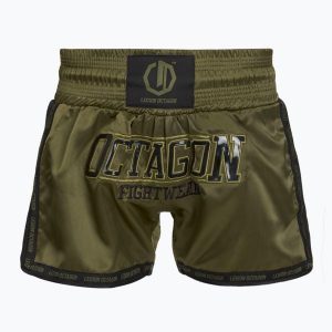 Spodenki treningowe Octagon KickboxingMuay Thai Legion Future Premium. Zielone szorty OCTAGON, bez wzorów, sportowe. Za 159,99 zł.