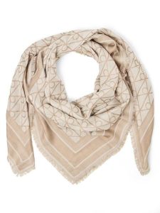 Calvin Klein Szalik Kobiety Modal beżowy, ONE SIZE. Brązowe szaliki Calvin Klein, bez wzorów. Za 289,95 zł.