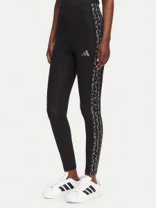 Adidas Legginsy Seasonal Essentials Print 3-Stripes KS7984 Czarny Slim Fit. Czarne legginsy ADIDAS, bez wzorów, z bawełny. Za 149,99 zł.