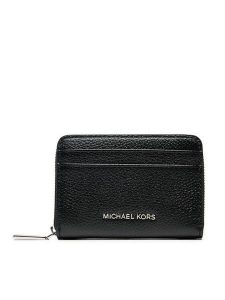 MICHAEL Michael Kors Portfel 32T4SJ6Z5L Czarny. Czarne portfele MICHAEL Michael Kors, bez wzorów, ze skóry. Za 249,99 zł.