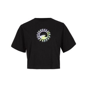 Top damski O'Neill Wow Cropped. Czarne koszulki sportowe O'Neill, bez wzorów, bez ramiączek. Za 169,00 zł.