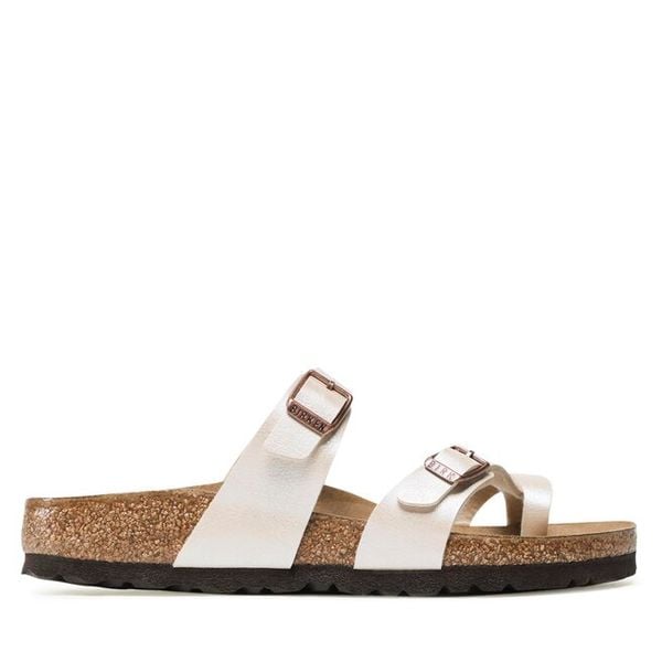 Japonki Birkenstock. Klapki Birkenstock, bez wzorów, bez obcasa. Za 399,99 zł.